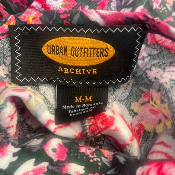 Urban Outfitters Jessie Rose Floral Midi Dress M Scoop Neck Summer Spaghetti - Picture 7 of 11